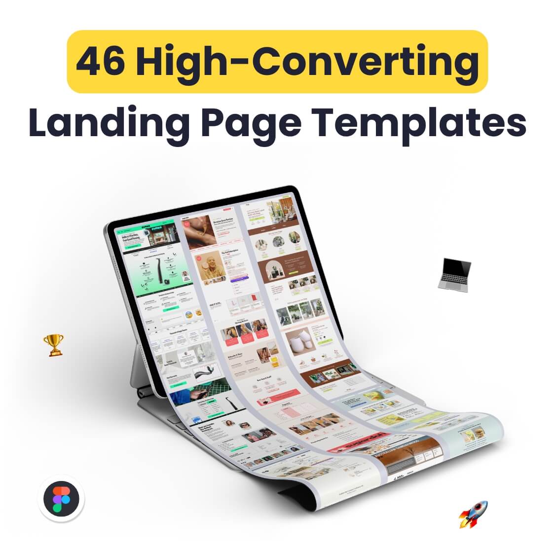 46 High-Converting Landing Page Templates for Any Niche (Figma Ready)